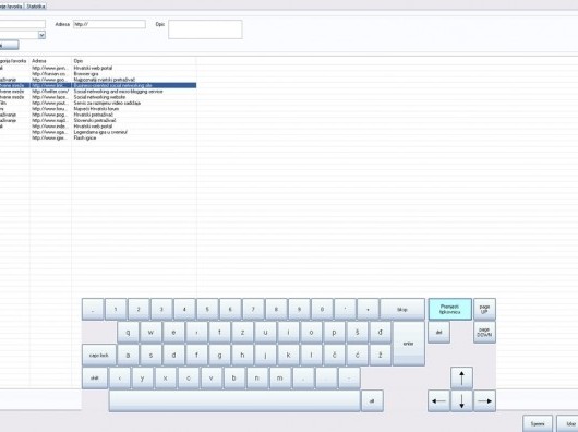 Administracija info kioska
